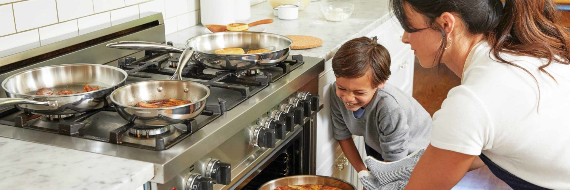 Parent and child cooking