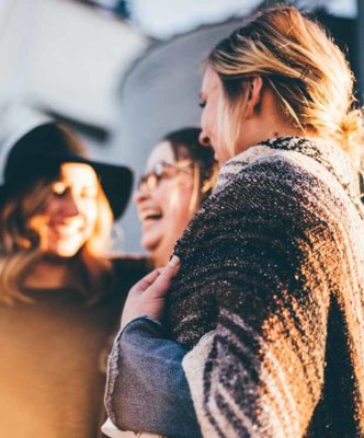 women laughing